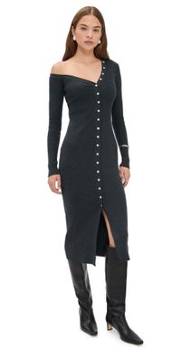 STAUD Craftsman Sweater Dress Nocturne XL