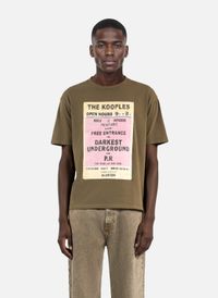 The Kooples - T-shirt à sérigraphie - Taille XL - Vert
