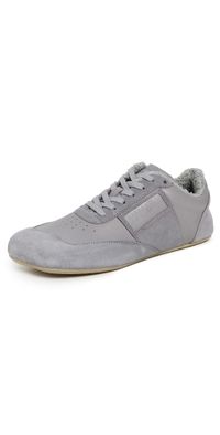 MM6 Maison Margiela Leather Sneakers Silver Filigree 37