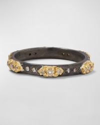 Old World Mini Scroll Stack Band Ring, Size 5-8