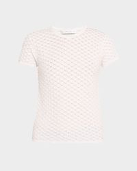 Quincy Short-Sleeve Crochet Top