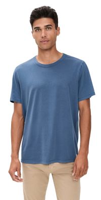 Marine Layer Signature Sea Change Crew Tee Vintage Indigo M