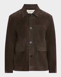 Men's Suede Chore Coat
