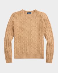 Julianna Cable-Knit Cashmere Sweater