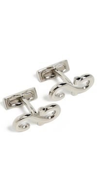 FERRAGAMO Clink Hook Cufflinks Palladio One Size