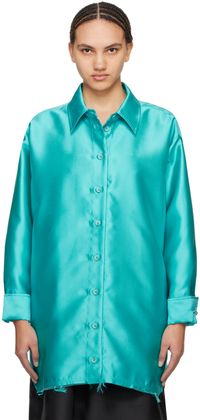 Marques Almeida Blue Oversized Shirt