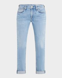 Dre Low-Rise Slim Boyfriend Jeans