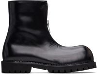 NO IDEA Black Big Foot 2 Zip 2 Layer Boots