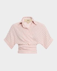 Kora Collared Wrap Top