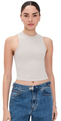 perfectwhitetee Gigi Rib Tank Oatmeal L