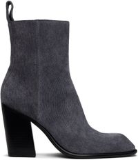 Alexander Wang Gray Throttle 95mm Ankle Boots