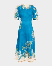 Luda Linen Midi Dress