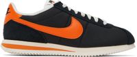 Nike Black & Orange Cortez Textile Sneakers