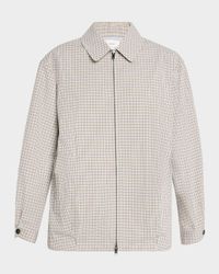 Oversized Gardeners Check Bomber Jacket