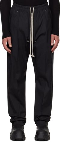 Rick Owens Black Hollywood Bela Trousers