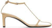 Jil Sander Sandales à talon aiguille beiges