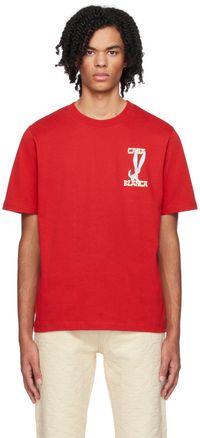 Casablanca T-shirt Souvenir rouge