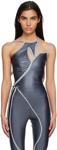 Ottolinger Blue Strappy Tank Top