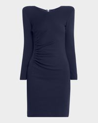 Ruched-Hip Milan Jersey Mini Dress