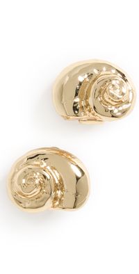 LELET NY Leila Swirl Earrings Gold One Size
