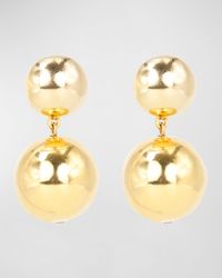 Gold Ball Clip-On Earrings