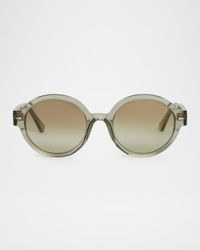 Rue De Soleil Acetate & Nylon Round Sunglasses
