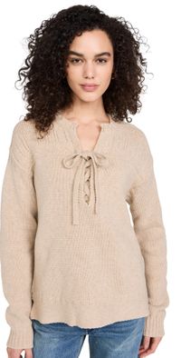 Lingua Franca The End Guernsey Pullover Linen M