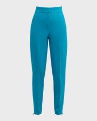 High-Rise Tapered Trousers