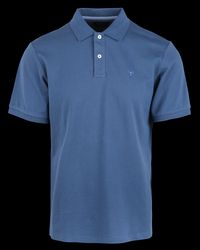 Hackett - Polo en lin - Taille XL - Bleu