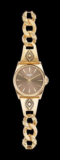 Ba&sh - Montre en acier inoxydable - Taille Unique - Marron