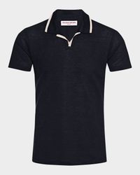 Men's Felix Linen Pique Polo Shirt