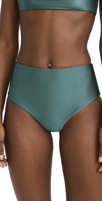JADE Swim Bound Bikini Bottoms Hunter Sheen XS