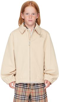 Burberry Kids Beige Harrington Jacket