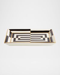 Op Art Rectangle Tray