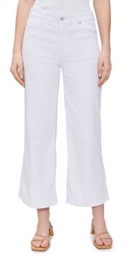AG Saige Wide Leg Crop Jeans GALLERY WHITE 30