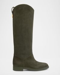 Kilda Suede Knee-High Riding Boots