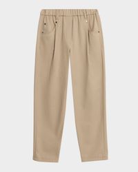 Baggy Cotton Poplin Pants