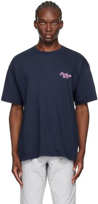 Carhartt Work In Progress T-shirt Friendship bleu marine