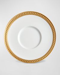 Soie Tressee 24K Gold-Plated Saucer