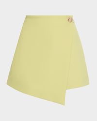 Stella Button Wrap Skirt