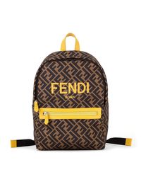 Kid's FF-Logo Backpack - Brown