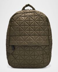 Recycled Nylon & Vegan Leather Backpack