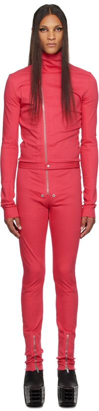 Rick Owens SSENSE Exclusive Pink KEMBRA PFAHLER Edition Gary Jumpsuit