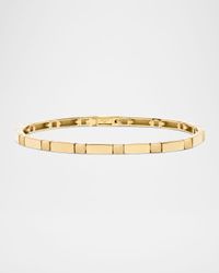 18K Yellow Gold Bare Bar Tennis Bracelet