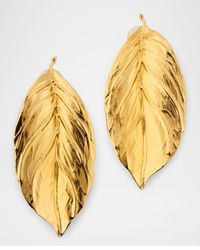 Large Leaf Statement Earrings