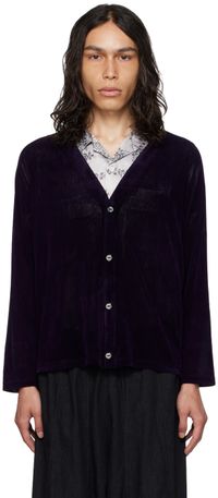 NEEDLES Purple Embroidered Cardigan