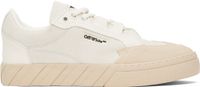 Off-White Off-White & Beige Leather Vulcanized 779 Sneakers