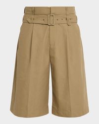 Men's Wide-Leg Multi-Belt Loop Shorts