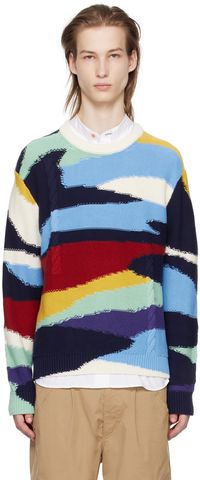 PS by Paul Smith Pull multicolore à motif Plains
