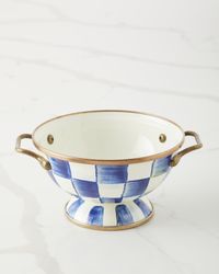 Royal Check Enamel Simply Anything Bowl